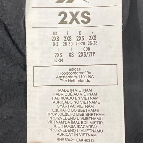 REEBOK WOMEN'S Black Nylon Studio High Intensity Drawstring Pants US 2XS - Picture 11 of 11